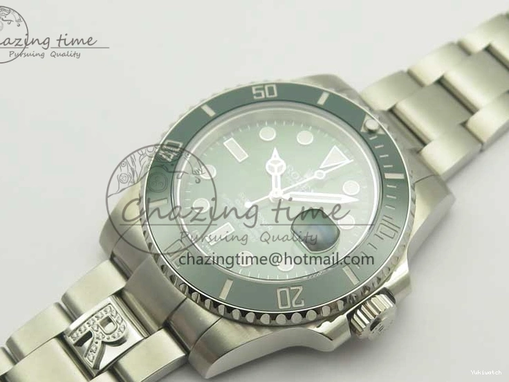 Best Edition Free LV Cover) SA3135( R Green DJF Ceramic SS on Bracelet 116610 1:1 Submariner 0514